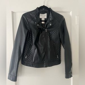 American Rag Quilted Faux Leather Jacket